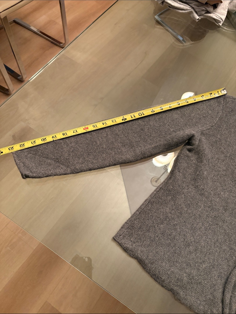 Eileen Fisher cashmere Gray Cardigan sweater - Picture 5 of 10